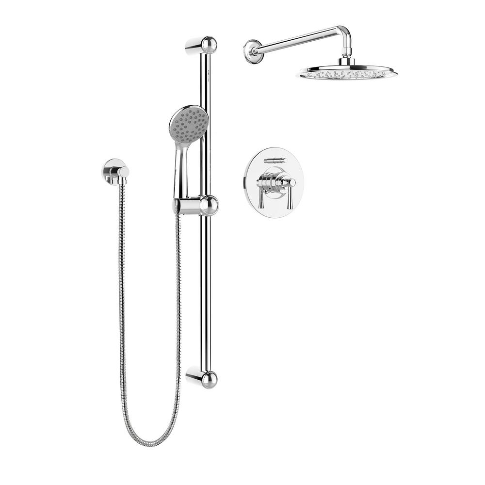 Belanger 1Spray Hand Shower and Shower Head Combo Kit in Polished
