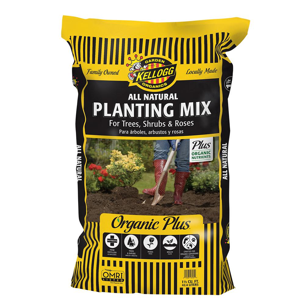 Kellogg Garden Organics 2 cu. ft. Gromulch 2-in-1 Planting ...