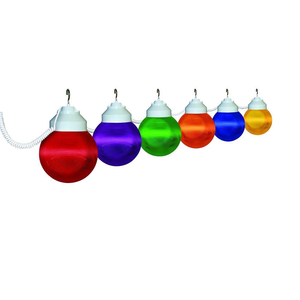 Download Polymer Products 6-Light Outdoor Multi Color String Light ...