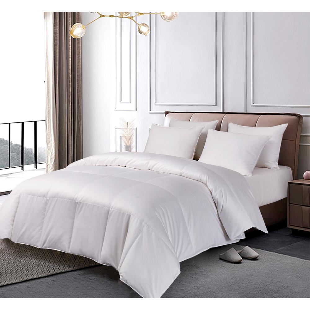 European Extra Warmth White Queen Down Comforter 021212 The Home
