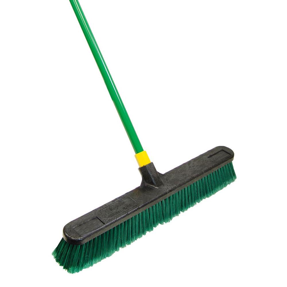 Quickie BULLDOZER 24 inch Indoor/Outdoor Push Broom by Quickie