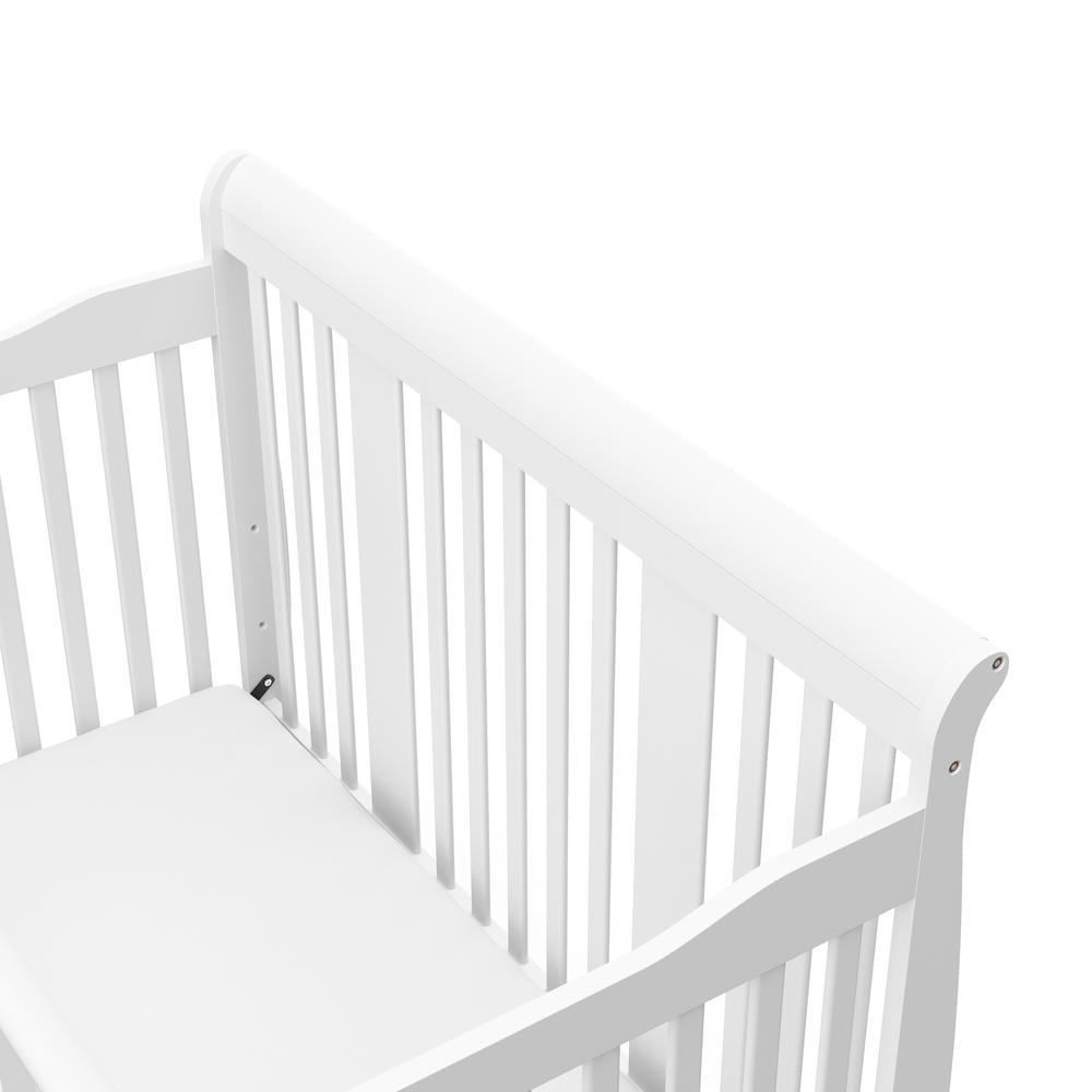 Storkcraft Tuscany White 4 In 1 Convertible Crib 04588 491 The