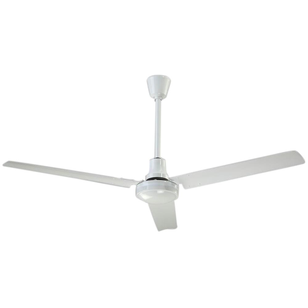 Industrial 56 In White High Performance Indoor Outdoor Ceiling Fan