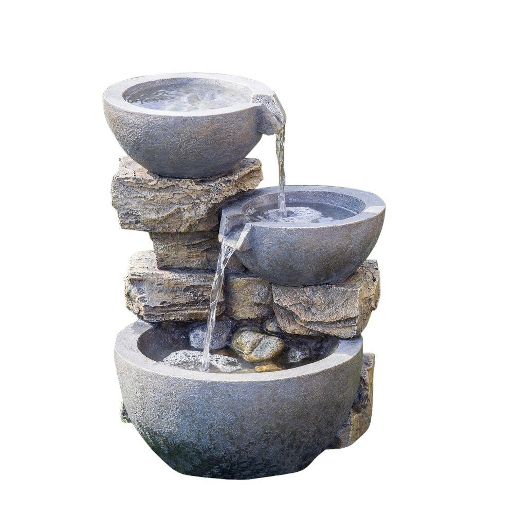 Jeco Rock and Pot Water FountainFCL073 The Home Depot