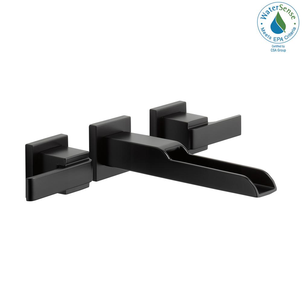 Delta Ara 8 in. Widespread 2Handle Bathroom Faucet Trim Kit in Matte
