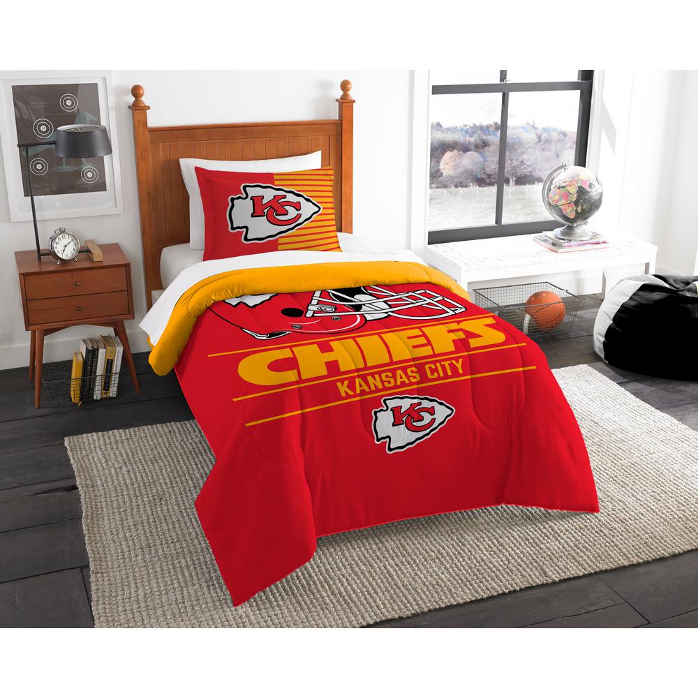 Chiefs 3 Piece Draft Multi Twin Comforter Set 1nfl862000007ret The Chiefs 3 Piece Draft Multi Twin Comforter Set