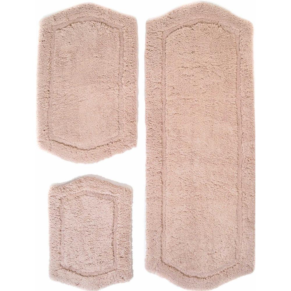 Chesapeake Merchandising Paradise Memory Foam 3Piece Bath Rug Set in