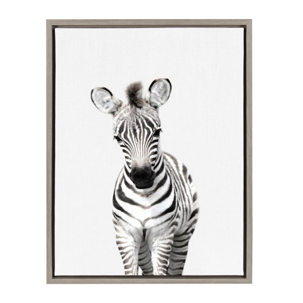 Kate And Laurel Sylvie Animal Studio Zebra By Amy Peterson