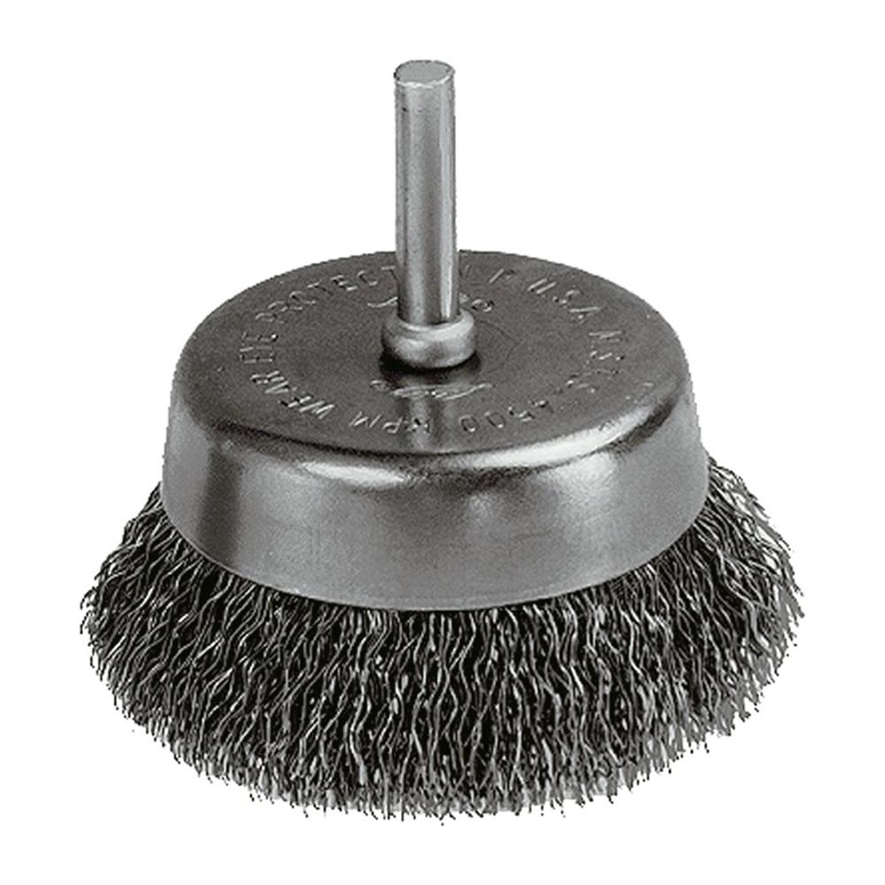 Faithfull Wire Cup Brush 80 X M14x2 Stainless This Faithfull Wire Cup Brush Is Designed For Use With Angle Grinders With A Compati Stainless Wire Brushes Steel