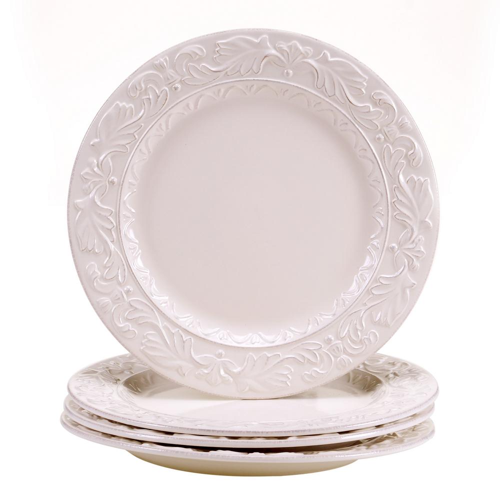 Country Cottage Dinner Plates Plates The Home Depot