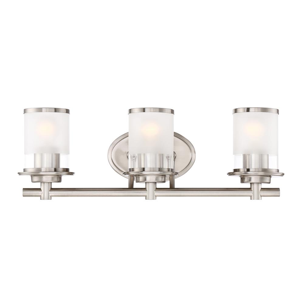 Designers Fountain Essence 3 Light Chrome Interior Incandescent Bath Vanity Light 6693 Ch The Home Depot
