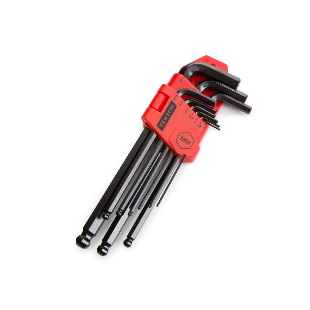 TEKTON 1.510 mm Long Arm Ball End Hex Key Wrench Set (9Piece)25271