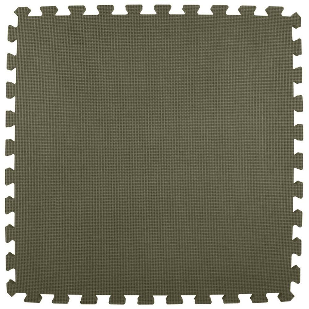 Greatmats Premium Gray 24 In X 24 In X 5 8 In Foam Interlocking