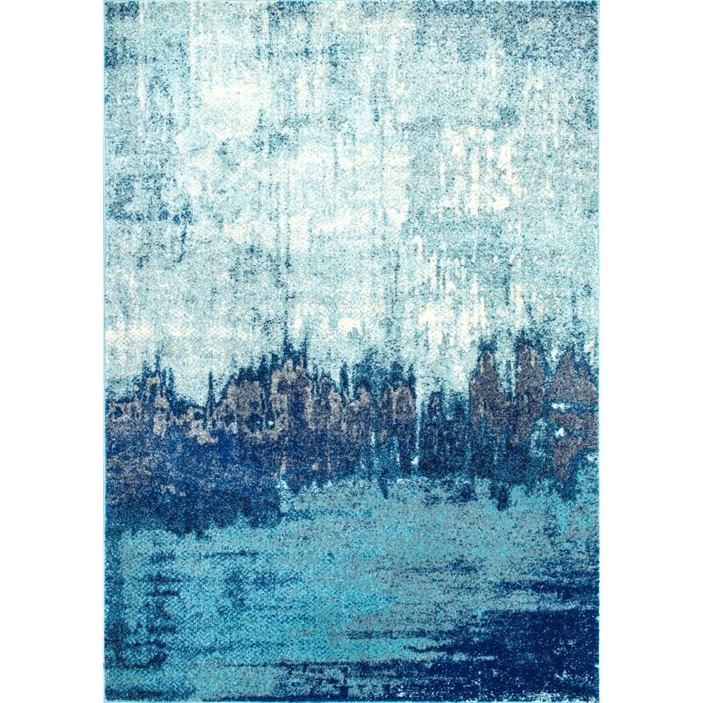 Nuloom Alayna Abstract Blue 5 Ft X 7 Area Rug Rzbd51a 5075 Nuloom Alayna Abstract Blue 5 Ft X 7 Area Rug