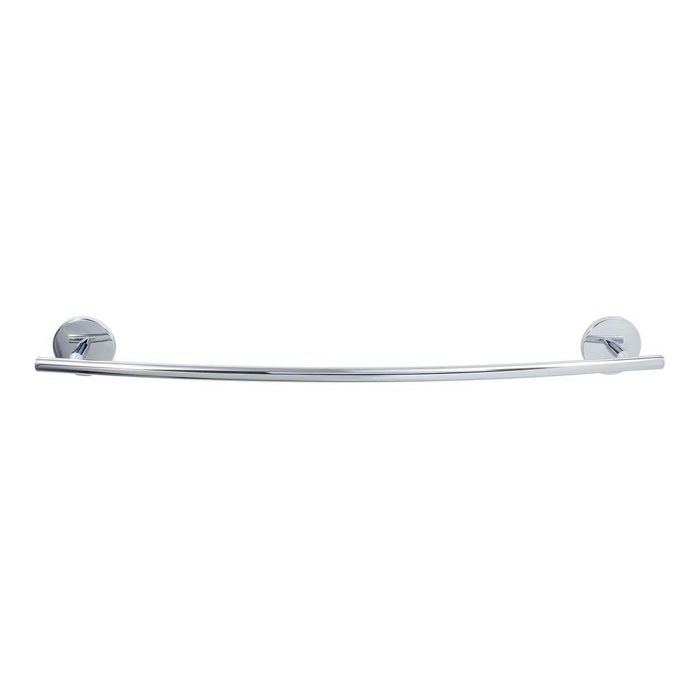 Chrome Dyconn Faucet BATB24-CHR Bathroom Wall Mounted Towel Bar 24-Inch