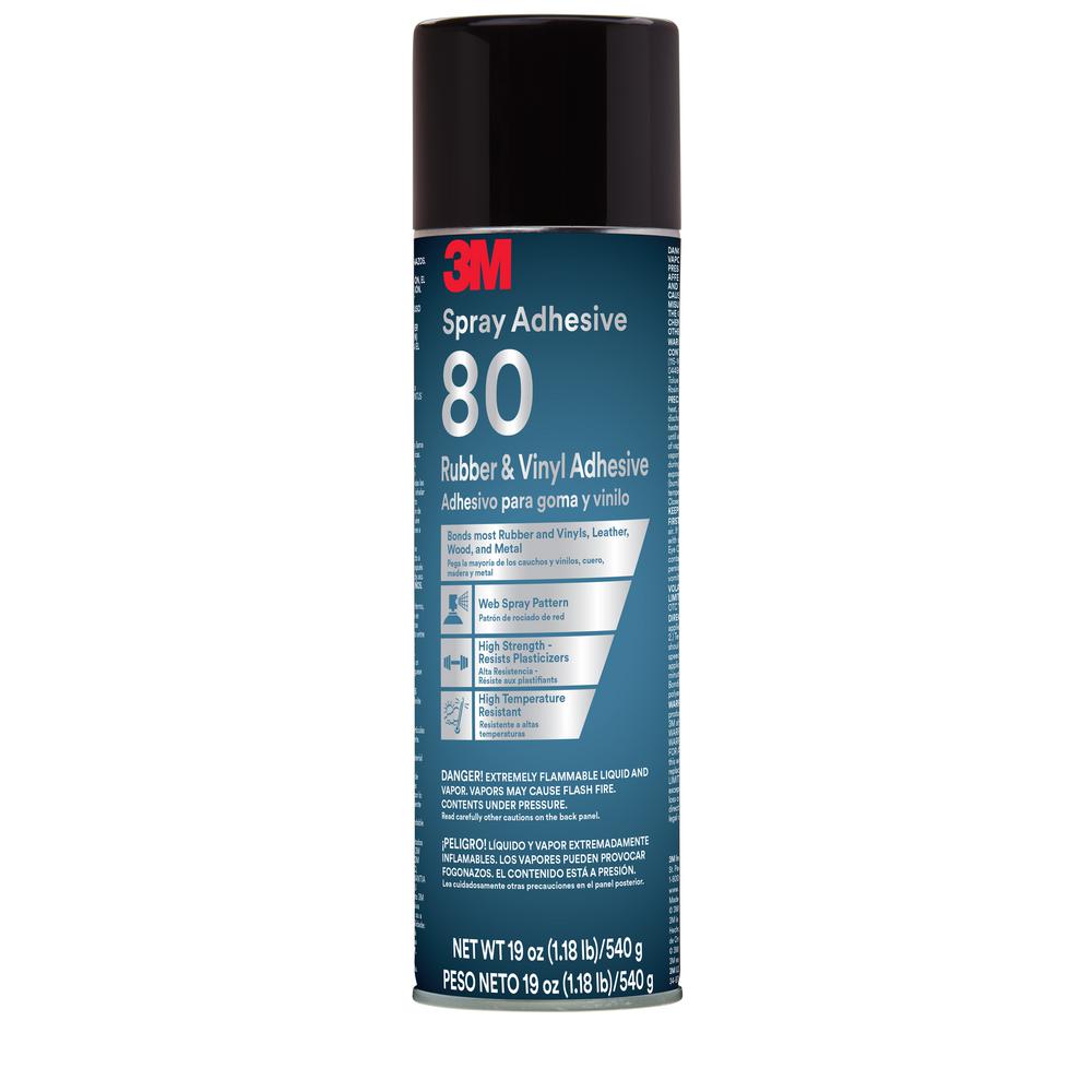 3m 19 Oz Rubber And Vinyl 80 Spray Adhesive The Home Depot Oz Rubber And Vinyl 80 Spray Adhesive