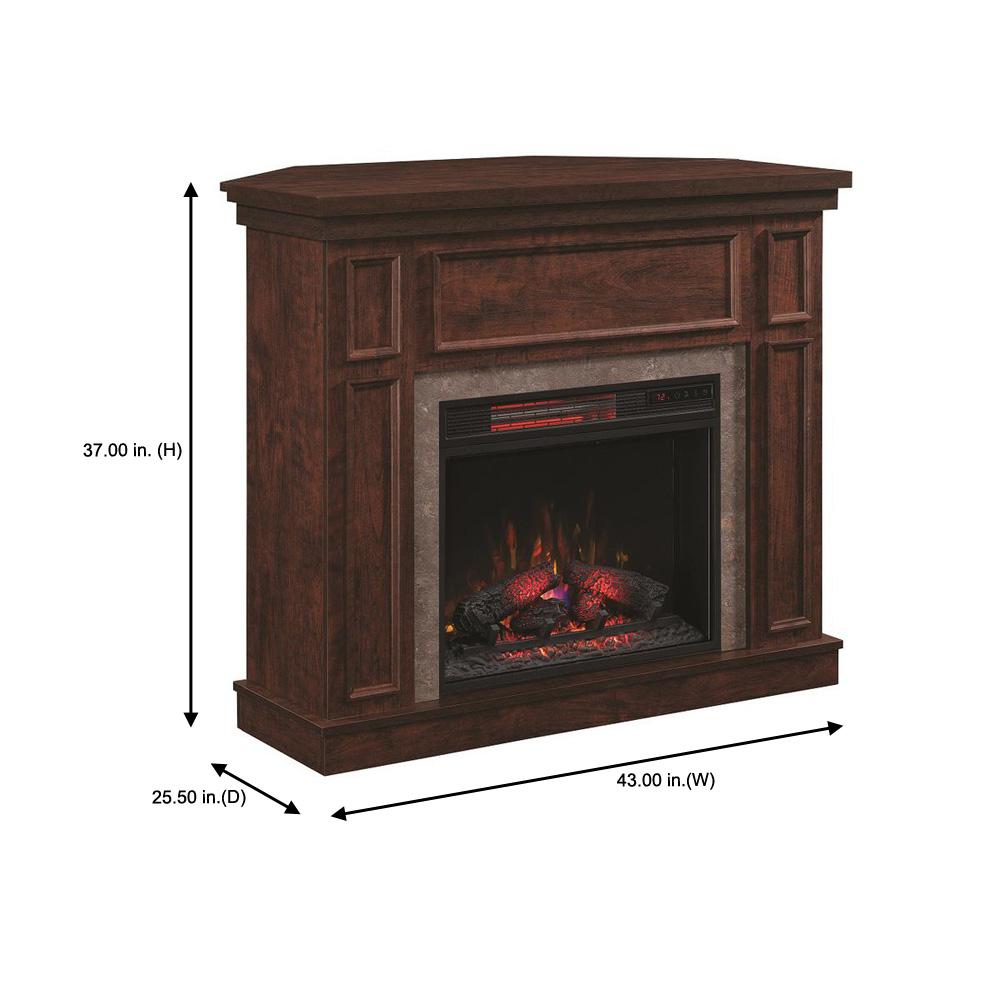 Home Decorators Collection Granville 43 In Convertible Mantel Electric Fireplace Antique Cherry With Faux Stone Surround 102983 The Depot Home Decorators Collection Granville 43, 62 Grand Cherry Electric Fireplace Reviews