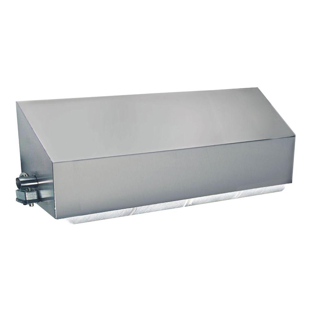 Stainless Solutions Double Post Covered Toilet Paper Holder in Steel with...