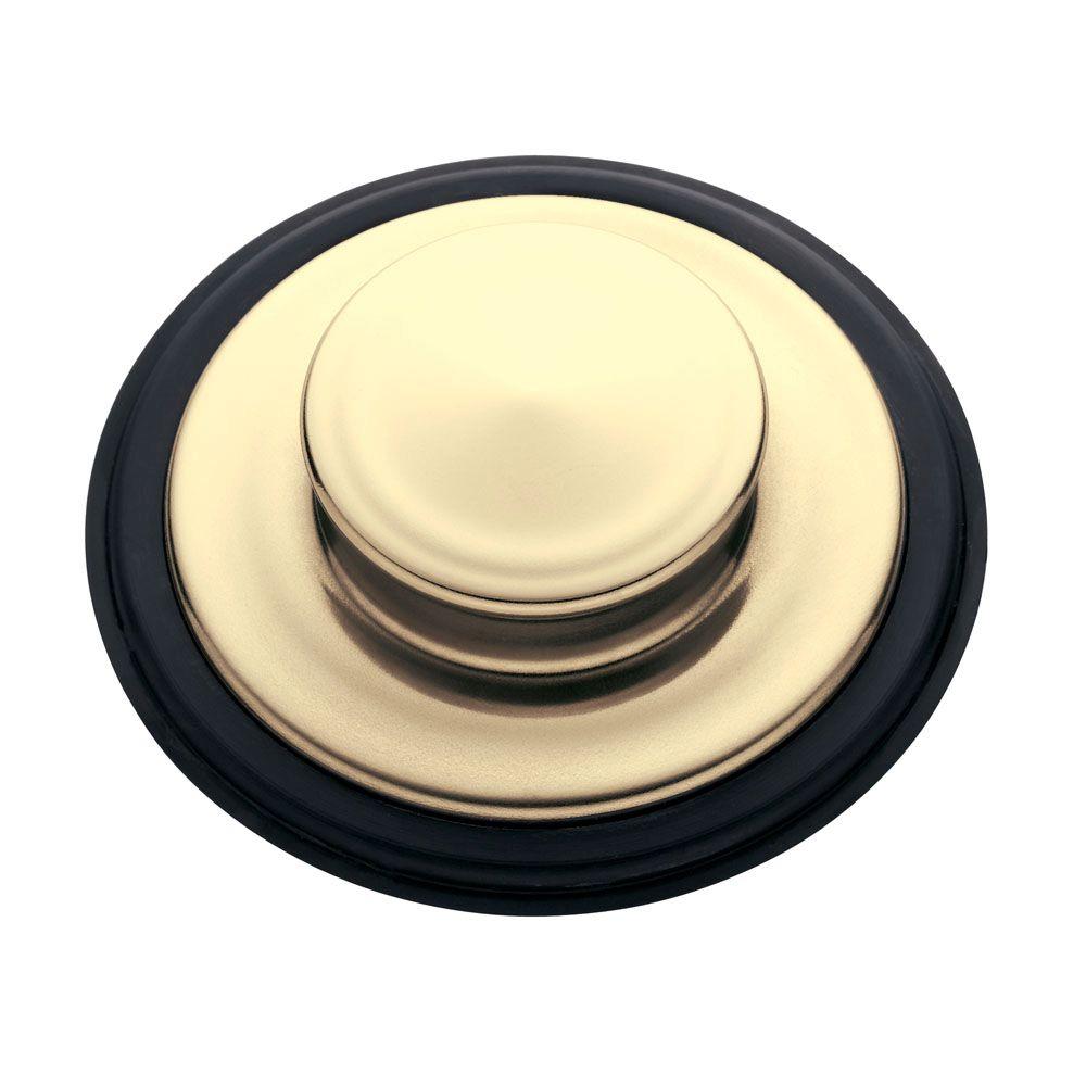 Insinkerator Sink Stopper In French Gold For Insinkerator Garbage