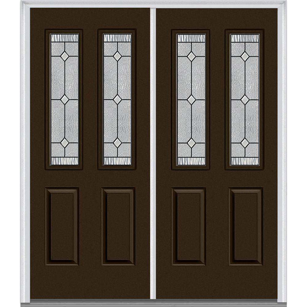 MMI Door 66 in. x 81.75 in. Carrollton Decorative Glass 2 MMI Door 66 in. x 81.75 in. Carrollton Decorative Glass 2
