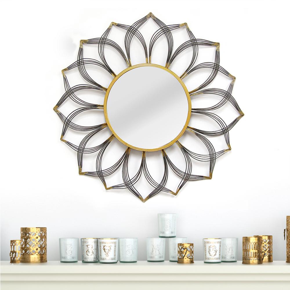 Stratton Home Decor 31 5 In Round Decorative Gie Wall Mirror Stratton Home Decor 31 5 In Round Decorative Gie Wall Mirror