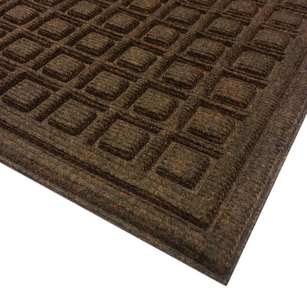 Trafficmaster Brown 24 In X 36 In Synthetic Surface And Recycled Rubber Commercial Door Mat 60 885 1403 20000300 The Home Depot