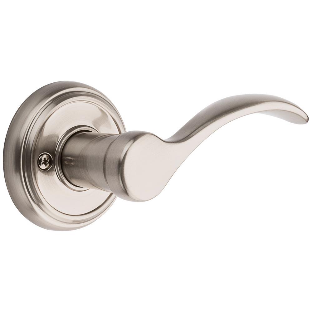 Baldwin Prestige Tobin Satin Nickel Right Handed Dummy Door Lever