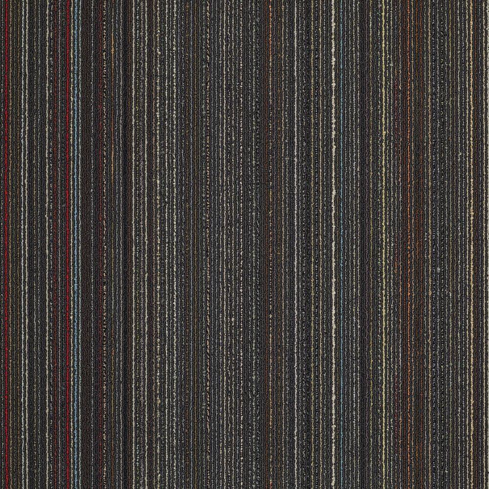 Invision Assembler Black 24 in. x 24 in. Modular Carpet Tile Kit (18