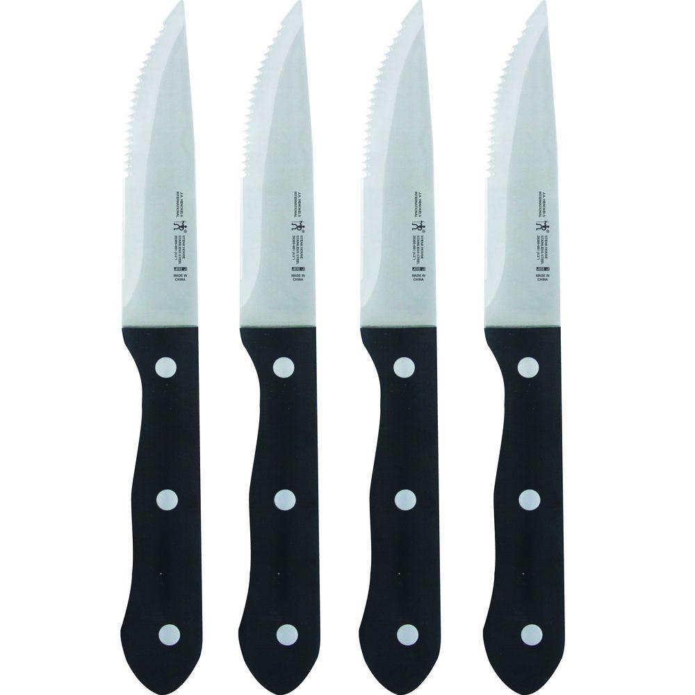 J.A. HENCKELS INTERNATIONAL 4-Piece JUMBO Steak Knife Set-39306-200 ...