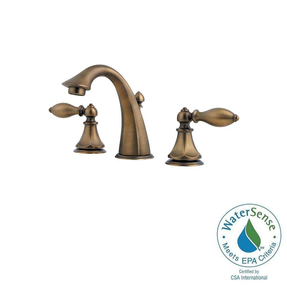 Pfister Catalina 8 in. Widespread 2-Handle High-Arc Bathroom Faucet in ...