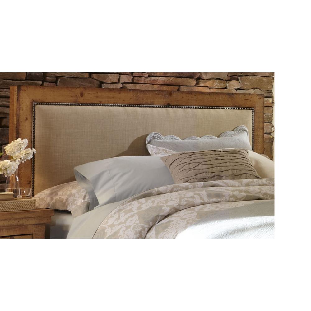 Progressive Furniture Willow Distressed Pine Queen Upholstered Progressive Furniture Willow Distressed Pine Queen Upholstered Headboard