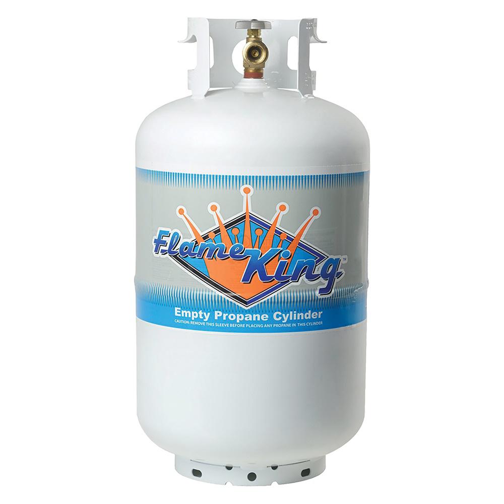 Flame King 30 Lbs Empty Propane Cylinder With Overfill Protection Device Valve Ysn301 The 