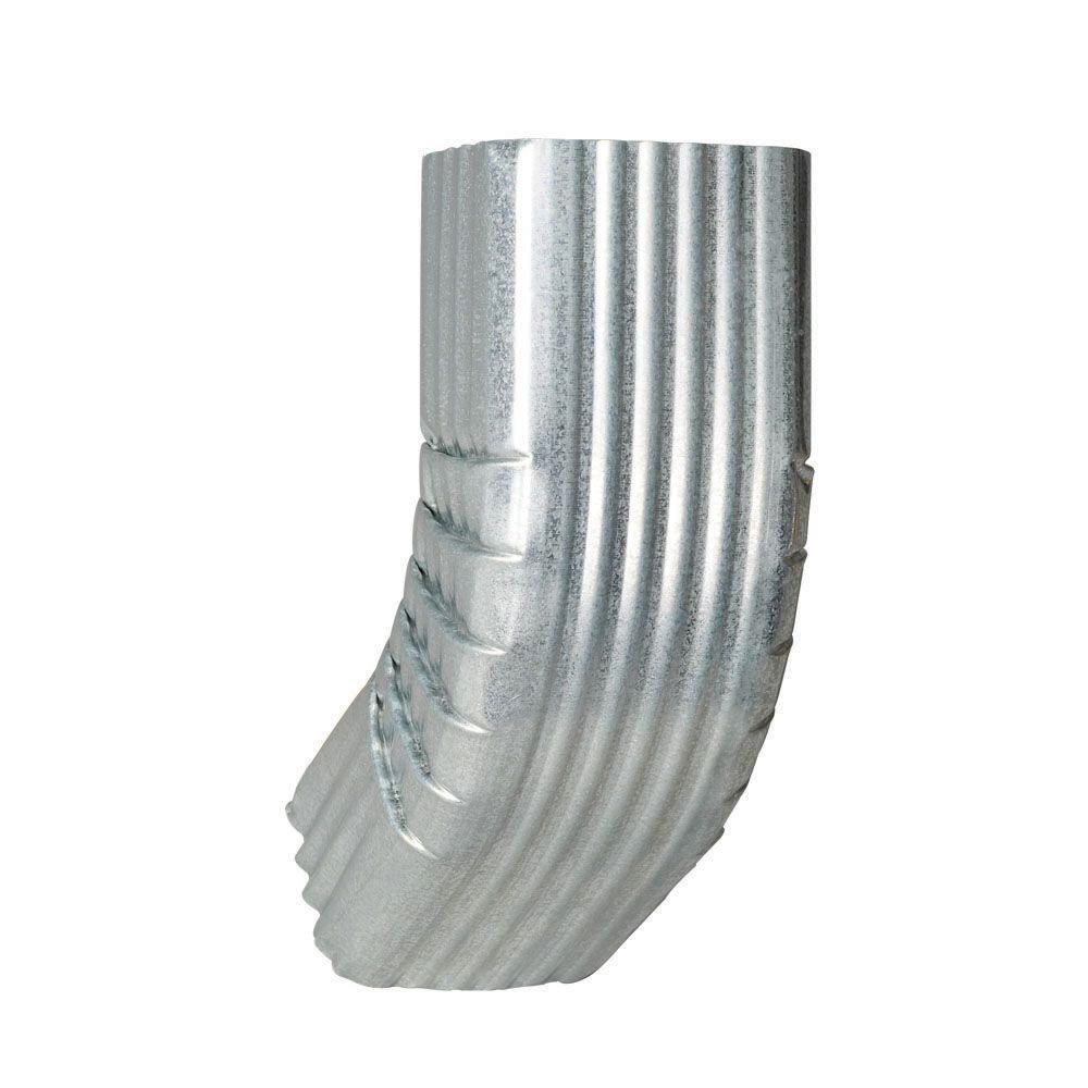 Amerimax Home Products 2 in. x 3 in. GalvanizedSteel Downspout A Elbow