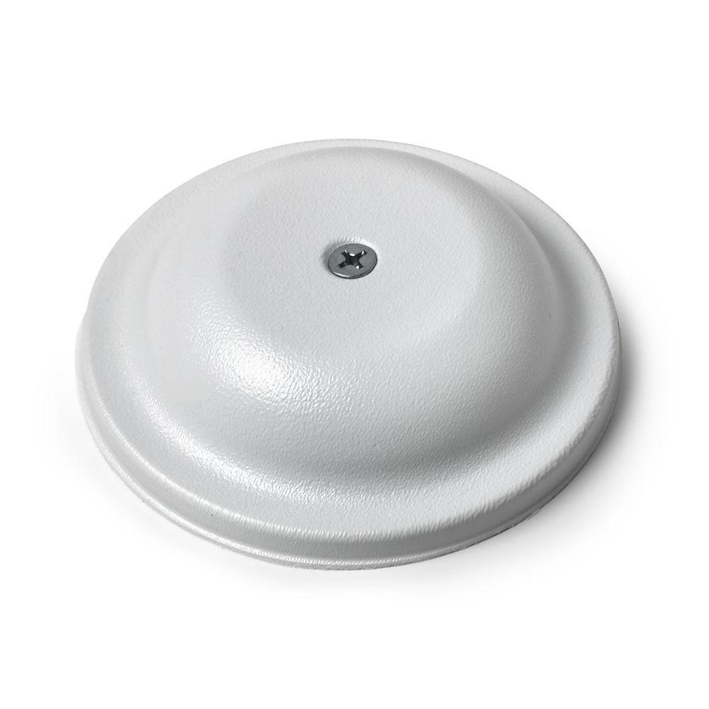 Oatey 5 in. White Plastic Bell Cleanout Cover Plate34421 The Home Depot