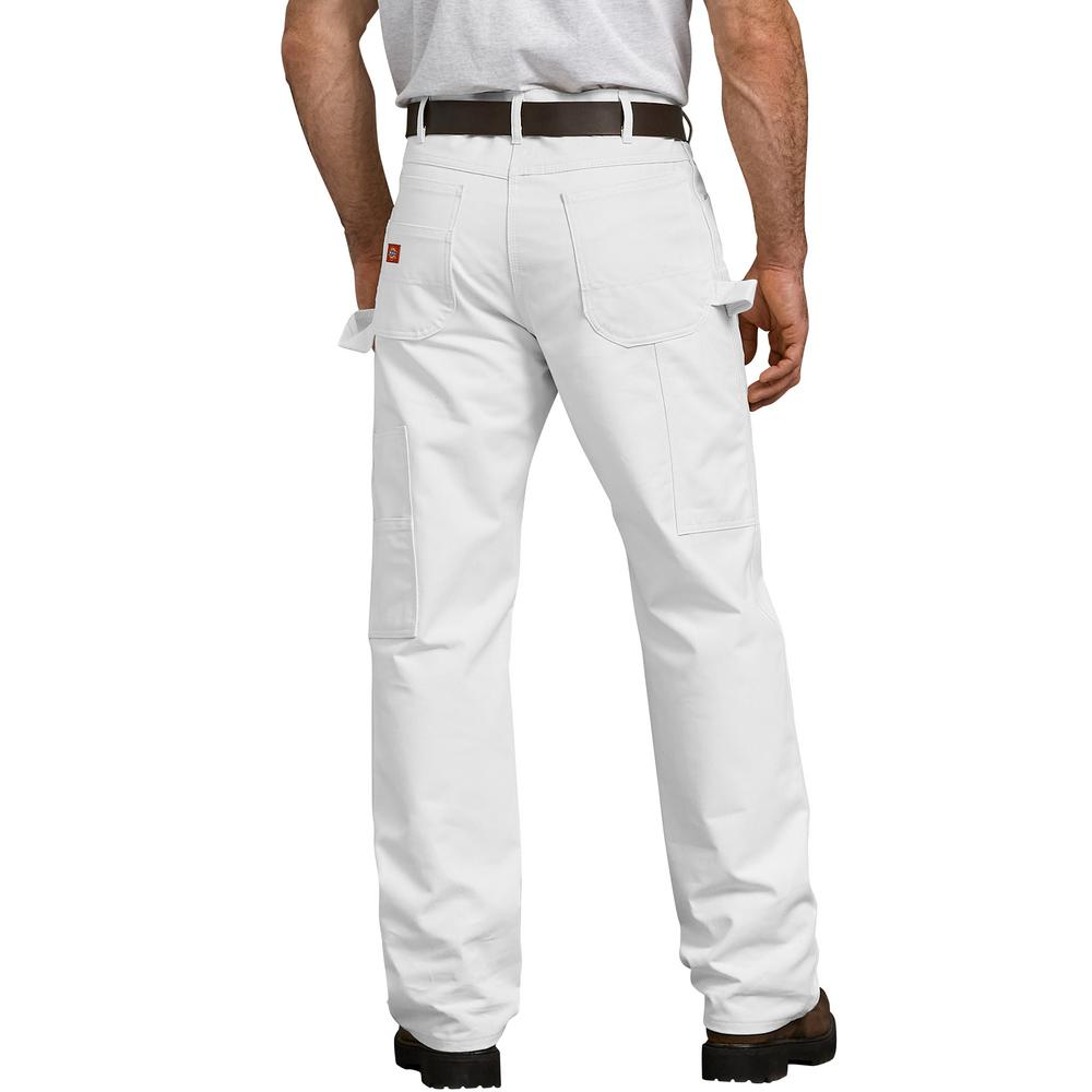 mens white carpenter pants