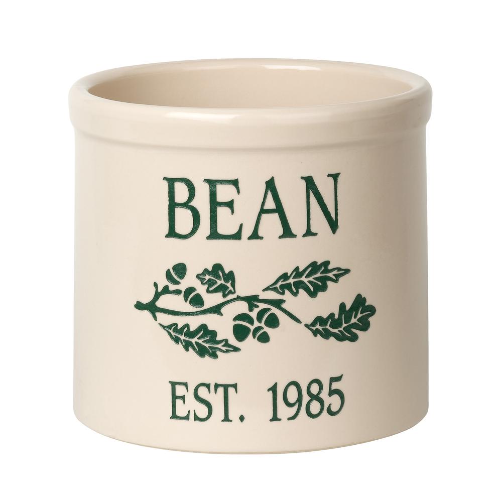 Whitehall Products Circular Personalized Oak Branch Established 2-Gallon Crock