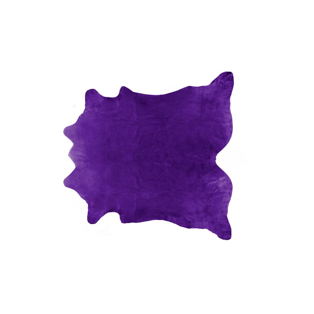 GENEVA COWHIDE BRIGHT PURPLE 6 ft. x 7 ft. AREA RUG676685045980 The