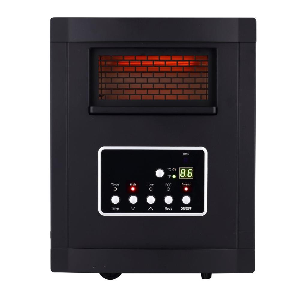 Global Air Products 1500-Watt Large Room Infrared Quartz Heater ...