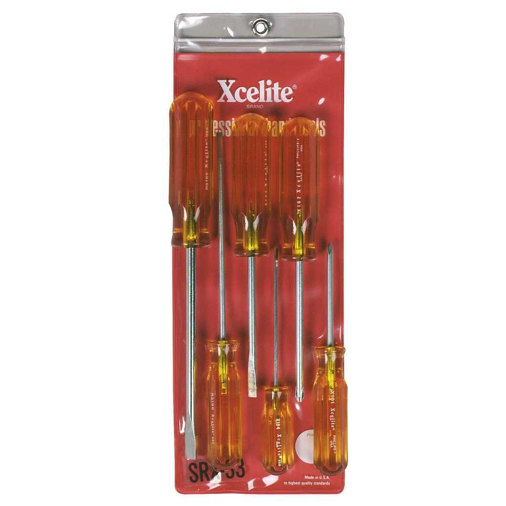 Xcelite Round Blade Screwdriver Set (6Piece)SRX33 The Home Depot