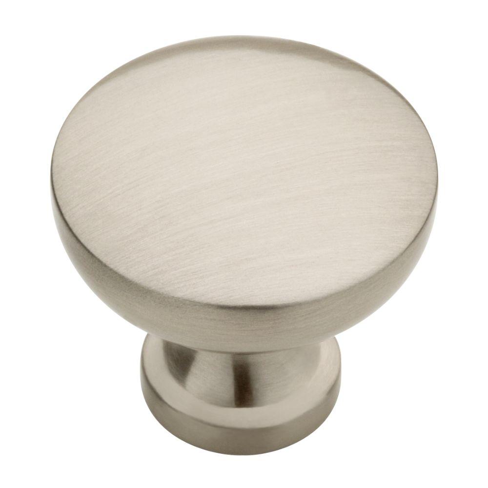 Liberty Lansford 1 3 16 In 30 Mm Satin Nickel Round Cabinet Knob