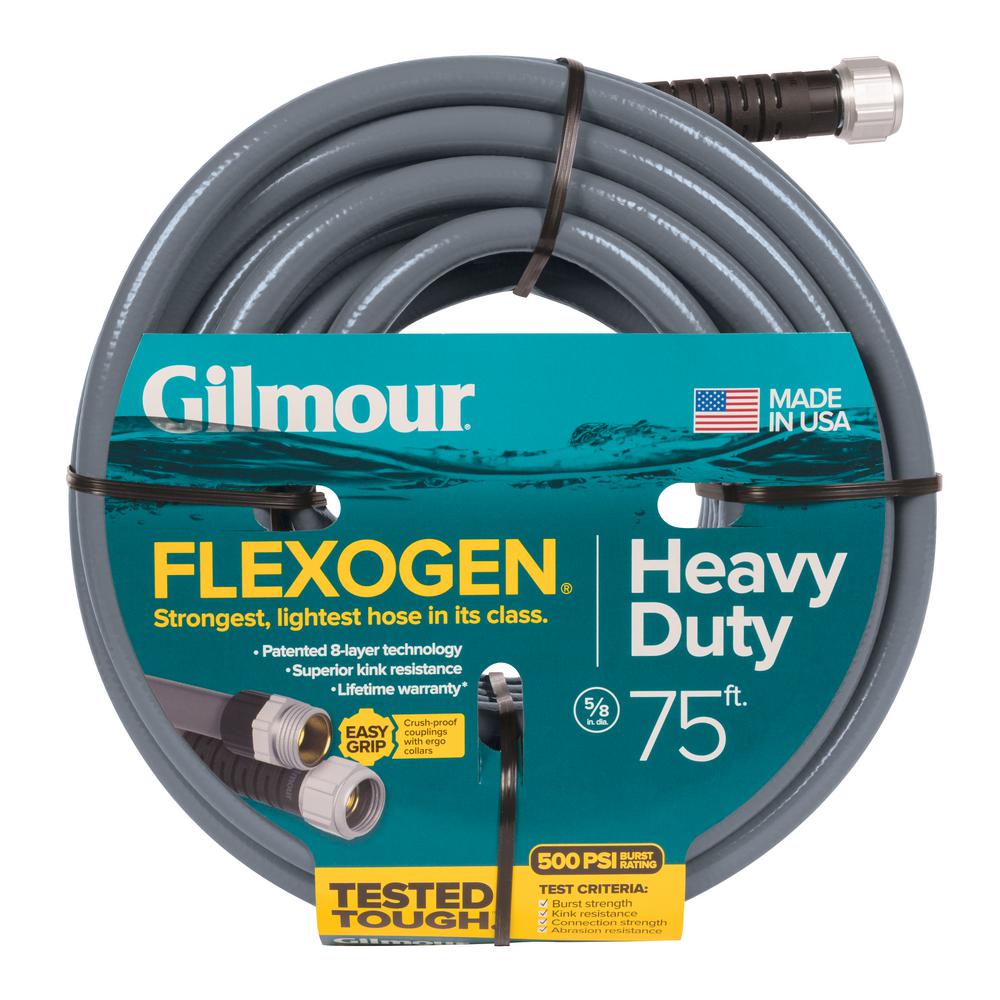 Gilmour 5 8 In Dia X 75 Ft Garden Hose 10 5807gy The Home Depot