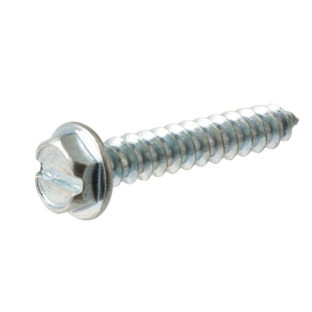 Malco 7 1/2 in. Slotted HexHead Sheet Metal Screw (1000Pack)HW7X1