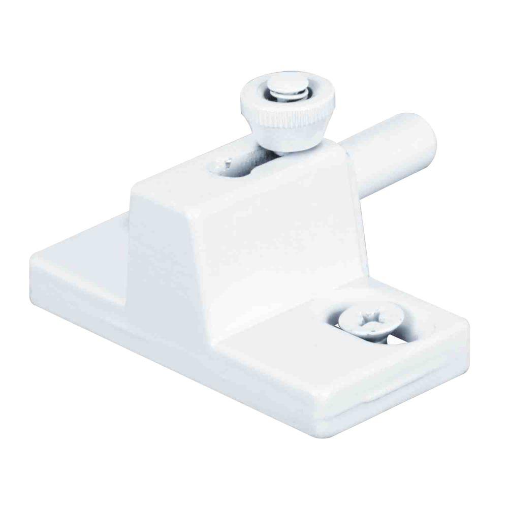 Prime Line White Spring Loaded Bolt Action Sliding Door Lock U Prime Line White Spring Loaded Bolt Action Sliding Door Lock U 9867 The Home Depot