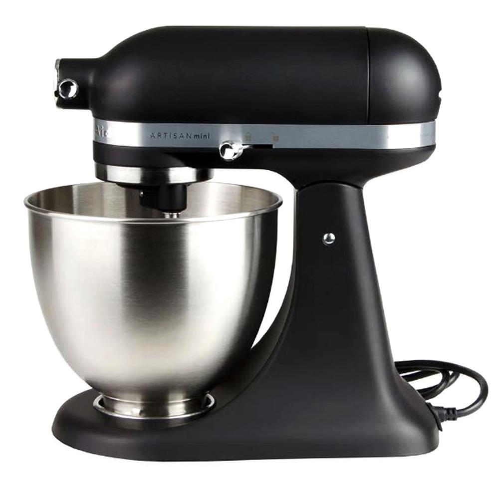 Kitchenaid Mini 3 5 Qt Tilt Head Matte Black Stand Mixer 8 Kitchenaid