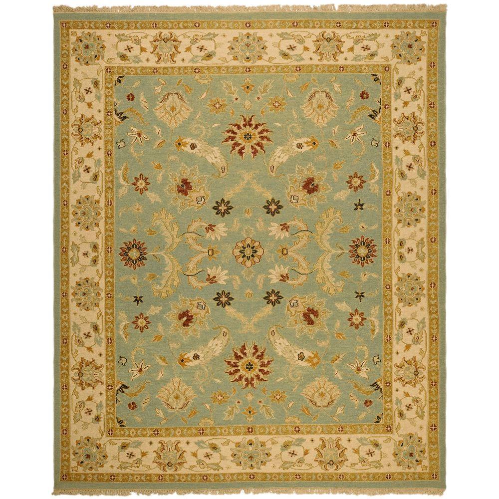 Safavieh Sumak Light Blue Beige 8 Ft X 10 Ft Area Rug SUM412A 8 The   Light Blue Beige Safavieh Area Rugs Sum412a 8 64 1000 