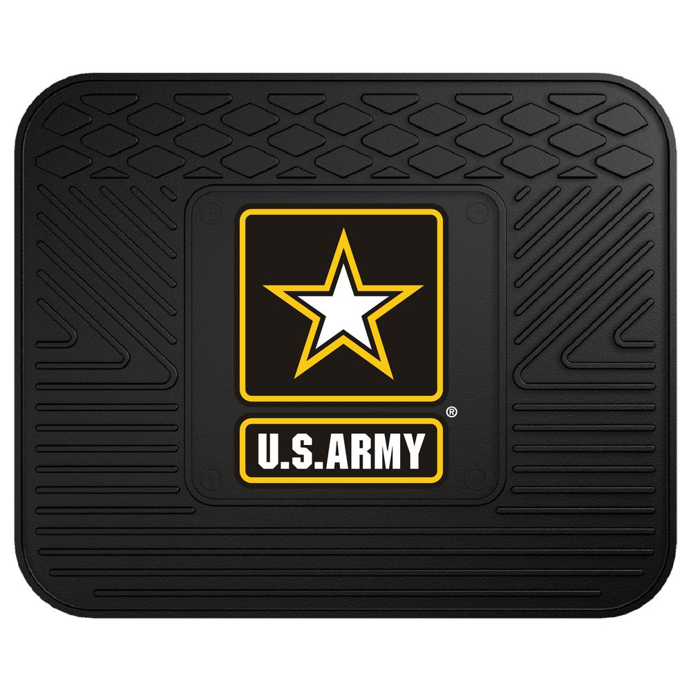 Fanmats U S Army Heavy Duty 17 In X 14 In Vinyl Utility Car Mat