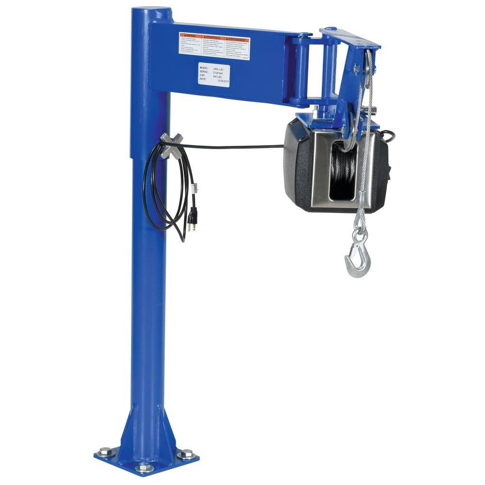 Vestil 400 Lb Ac Powered Lifter Jib Van J Ac The Home Depot