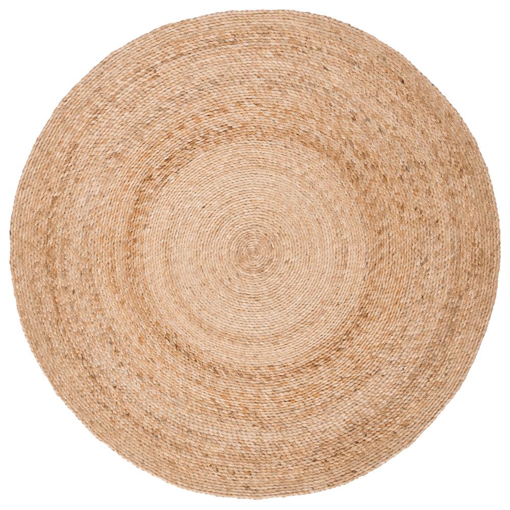 Safavieh Natural Fiber Beige 3 ft. x 3 ft. Round Area Rug-NFB249A-3R ...