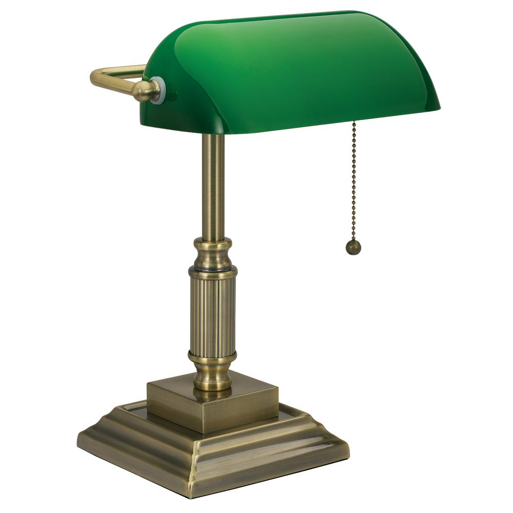 green reading lamp