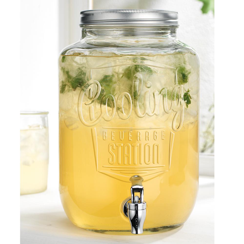 HOME ESSENTIALS AND BEYOND Del Sol Cooling Station Glass Drink